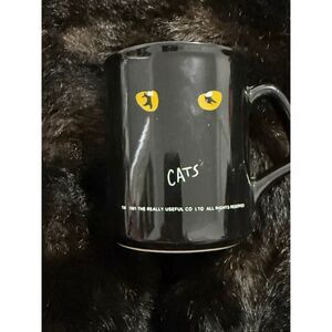 Vintage 1981 Cats Original Broadway West End Musical Mug Andrew Lloyd Weber